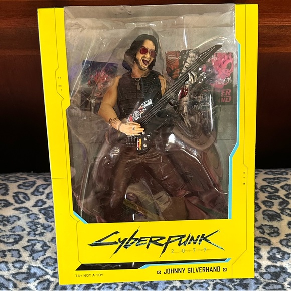 Mortal Kombat Other - Cyberpunk 2077 Johnny Silverhand Action Figure - Black